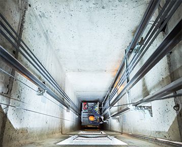 Lifttechnik SUED GmbH - Tätigkeitsfeld - Liftschacht